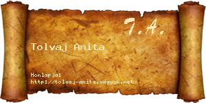 Tolvaj Anita névjegykártya